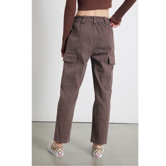 PacSun Brownie Utility Cargo Pants with an elastic waist Size S - Picture 2 of 5